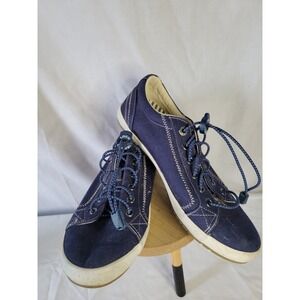 Taos Star Blue Sneakers With Lock Laces Womens Size 9 Need Cleaning